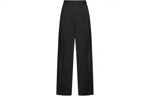 Bottega Veneta High Rise Straight Leg Trousers
