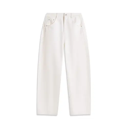 Li Ning Weekend Youth Casual Pants Women's Ivory