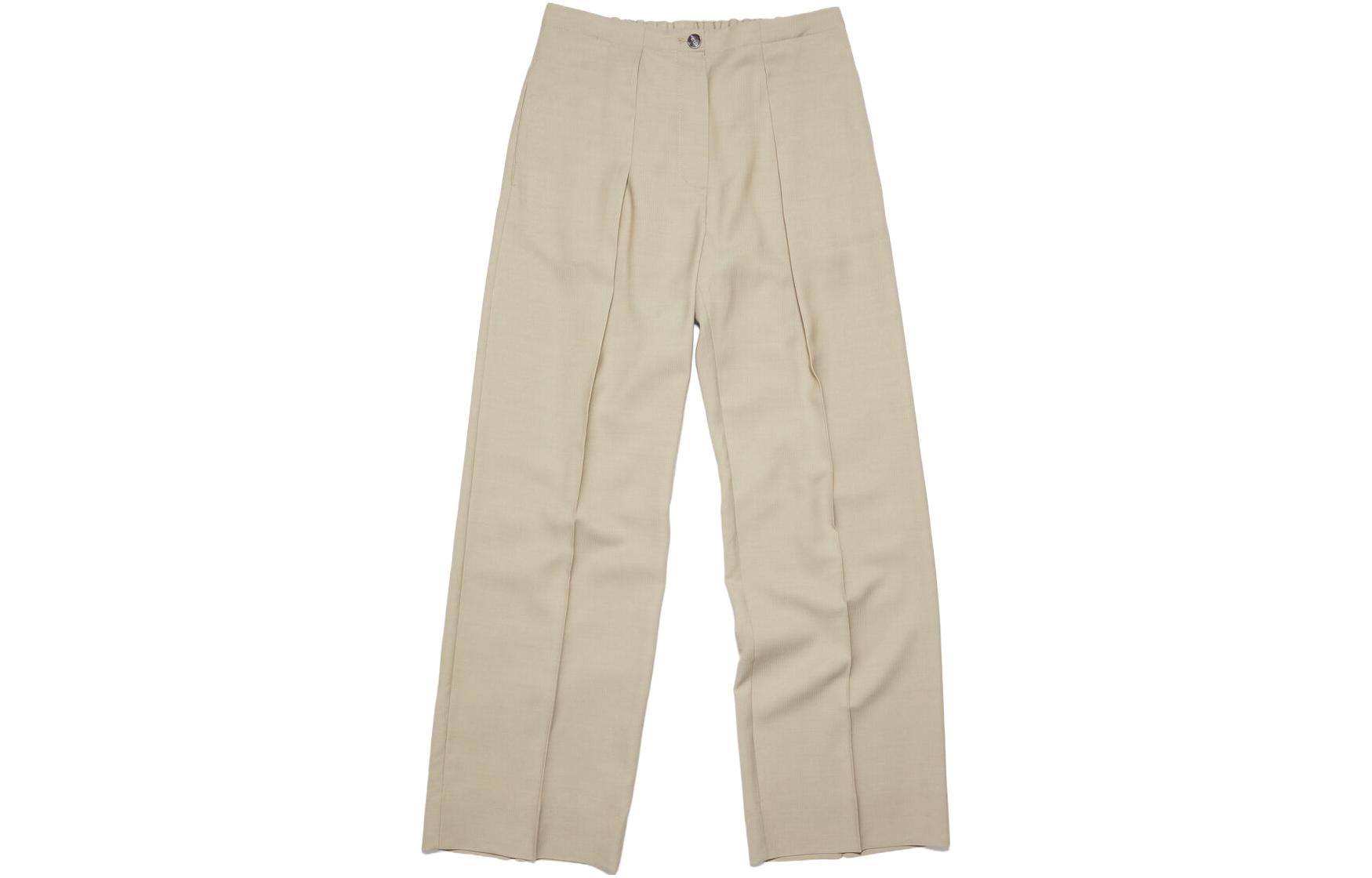 Женские брюки Acne Acne Studios FW23 Tailored Herringbone Trousers (серые)
