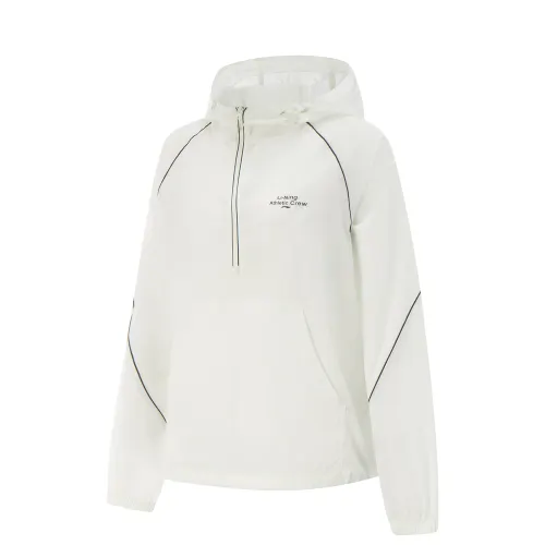 Li Ning Fitness Collection Cross Training Collection Trench Coat Women's Ivory