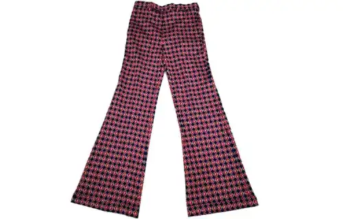 GUCCI Casual Pants Women's Red Moderate Wide Leg Pants