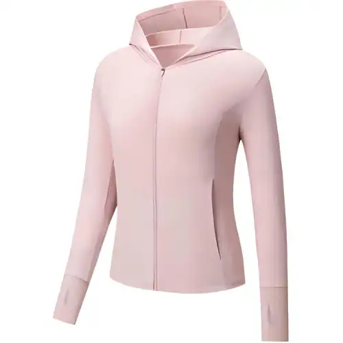 Anta Variety Training Collection Breathable UV Protection Sun Protection Clothing Women's Mousse Pink