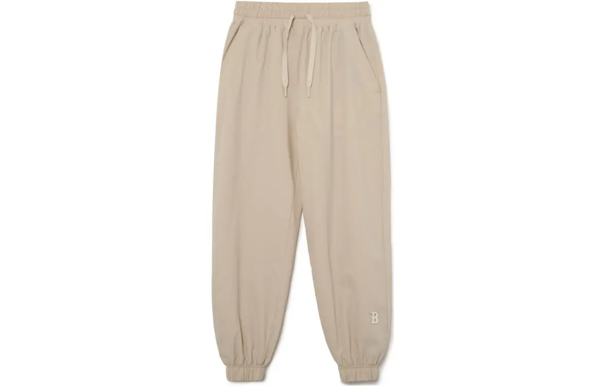 MLB New York Yankees Casual Pants Women's Khaki Moderate Cuffed Pants