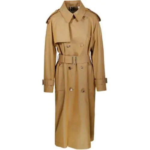 Burberry Kensington Heritage Double Breasted Belted Trench Coat
