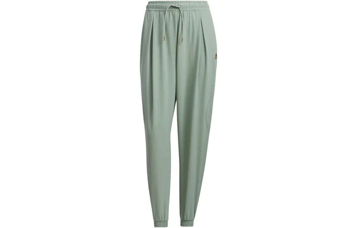 Adidas Casual Pants Women's Dusty Green Moderate Cuffed Pants