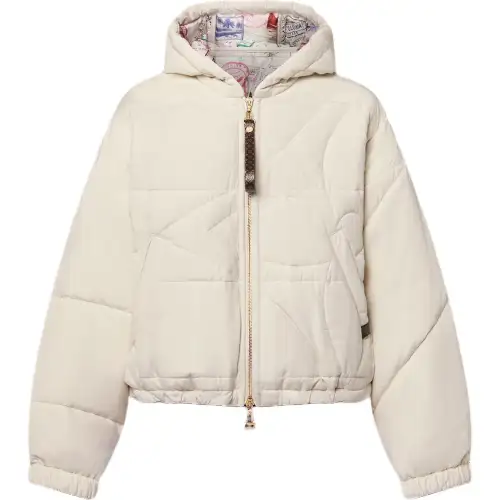 Lv Quilted Monogram Flower Jacket