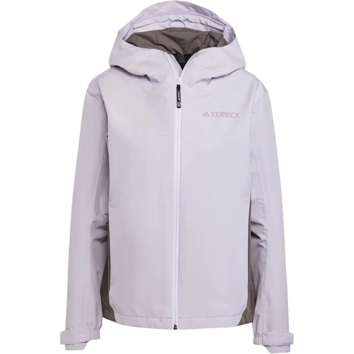 Adidas Windbreaker Jackets Women's Silver Hooded Moderate