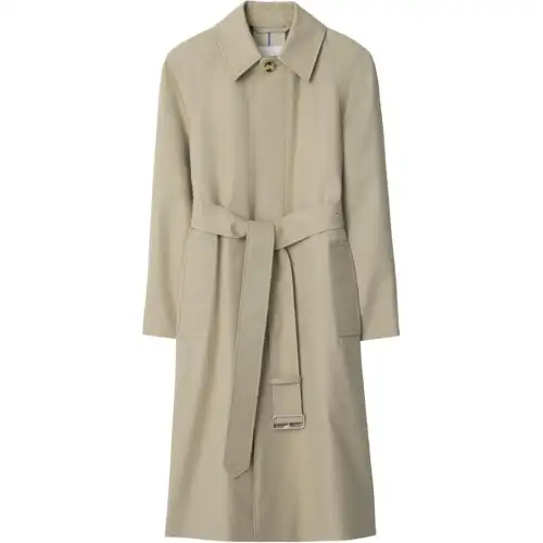 Burberry Cotton Gabardine Coat