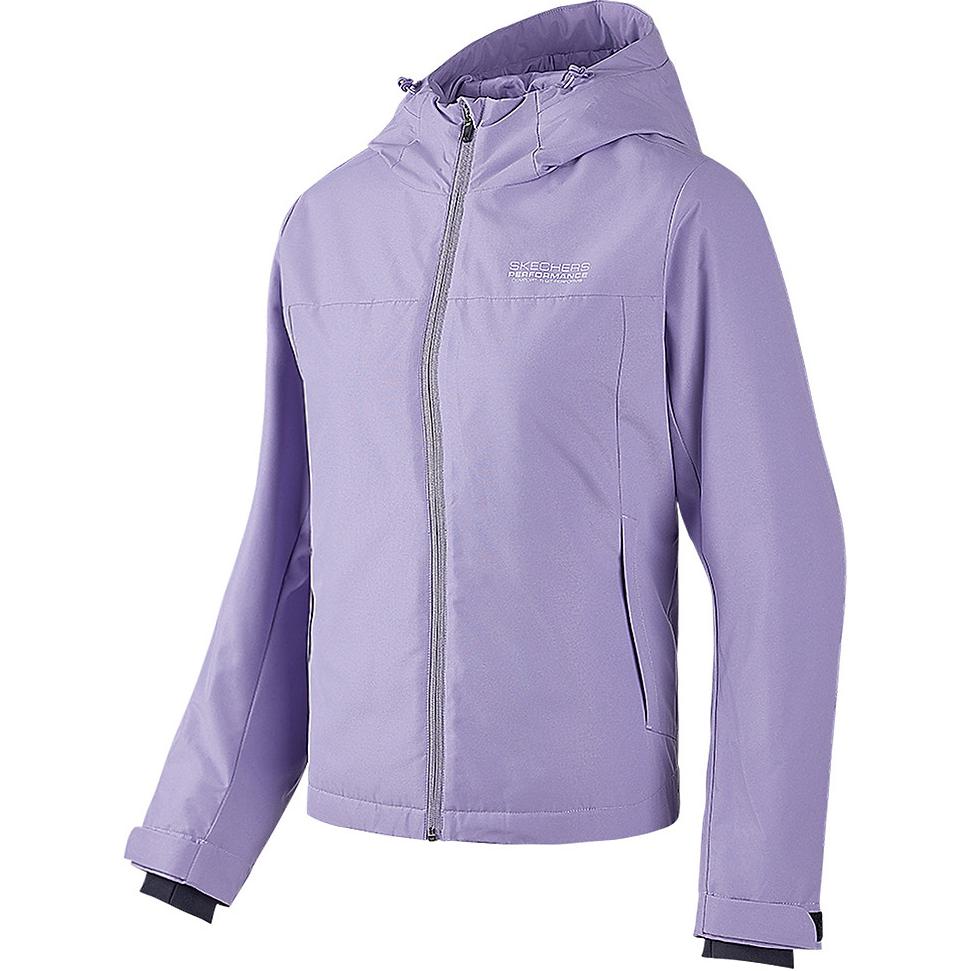 Skechers Basic Sports Collection Puffer Jacket Women's Purple Mist