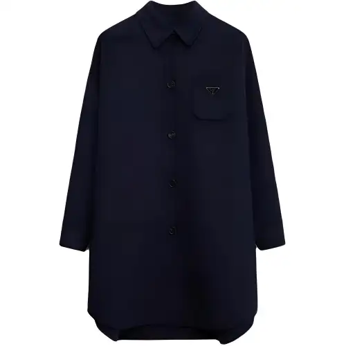 PRADA Coats Women's Blue Moderate