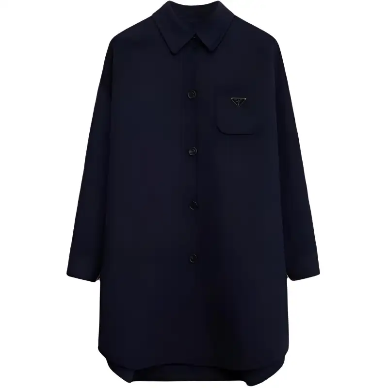PRADA Coats Women's Blue Moderate