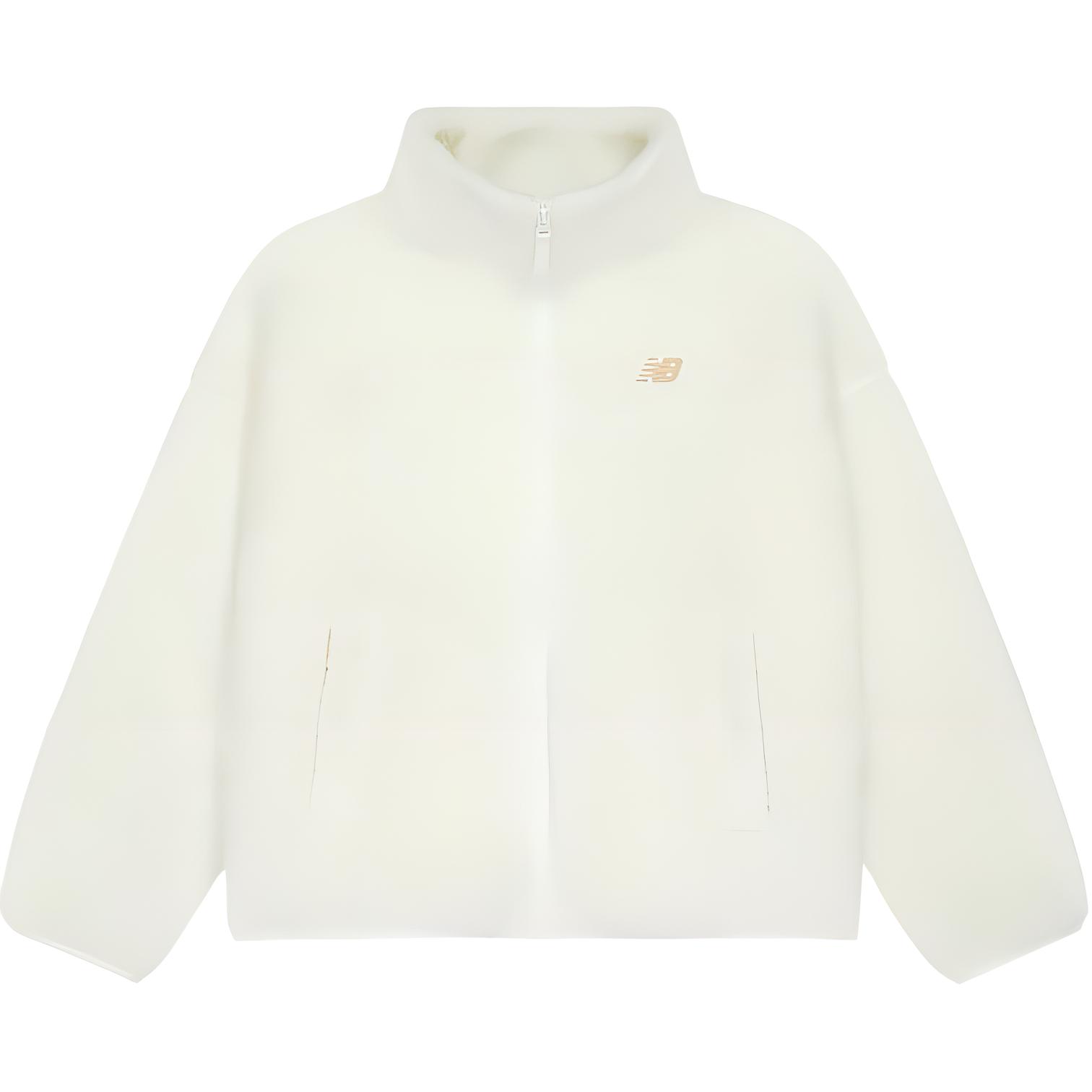 Женская куртка New Balance Fleece Jacket (белая)