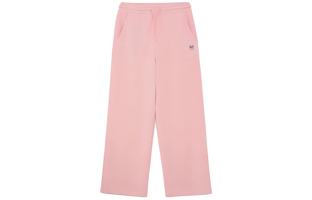 MLB Casual Pants Women's Pink Moderate Straight Fit Pants
