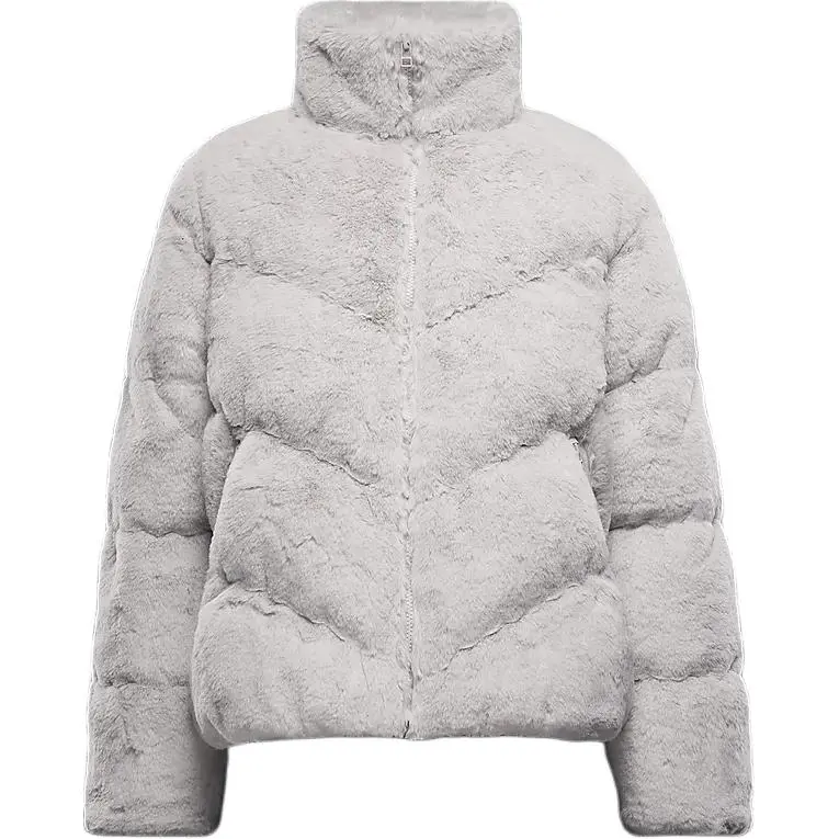 Nike SportswearTherma FIT Windpuffer Velvet feel Coat Women's Light Earth Umber/White