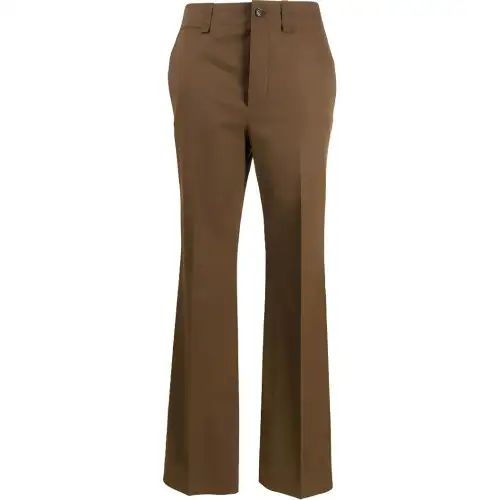 Saint Laurent straight-leg cotton trousers