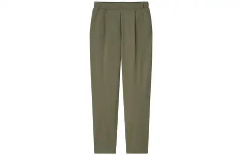 UNIQLO Casual Pants Women's Dark Olive Moderate Straight Fit Pants