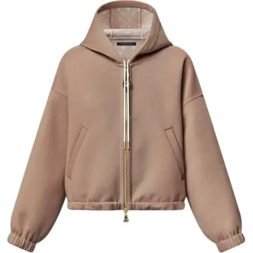 LOUIS VUITTON Parka Coat Women's Camel