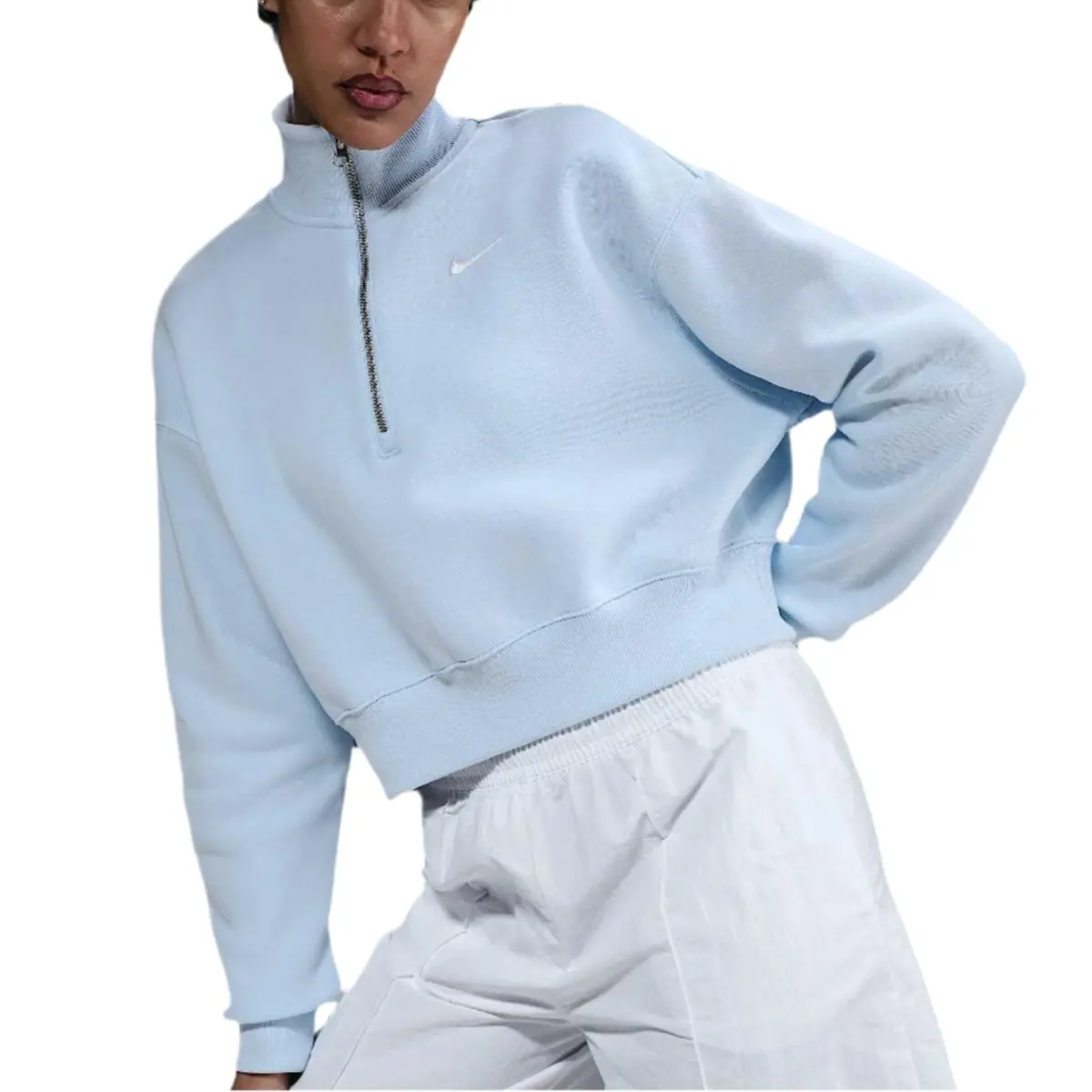 Nike Sportswear Phoenix Fleece Sweatshirt Women's Blue Tone/Canvas