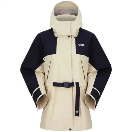 THE NORTH FACE Urban Exploration Waterproof And Windproof Windbreaker Jacket Women's Gravel Sand