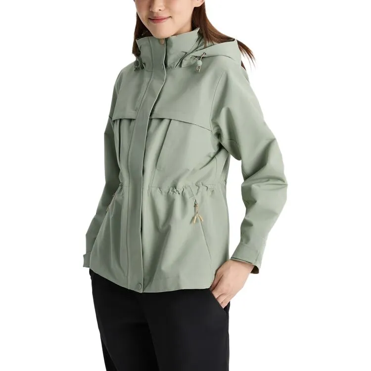 Columbia Transit SS25 Hiking Waterproof, Windproof, Breathable, And Thermal Windbreaker Jacket Women's Light Green