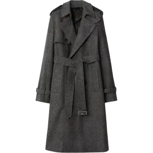 Burberry Trench Coat Women's Gray