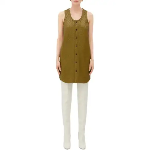 Bottega Veneta Intrecciato Leather Dress