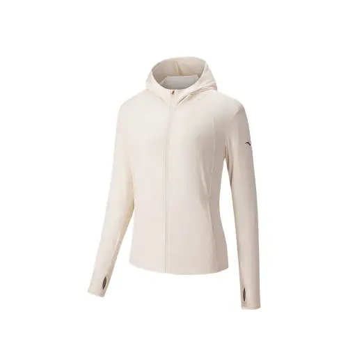 Anta Sun Protection Clothing Women's Corn White