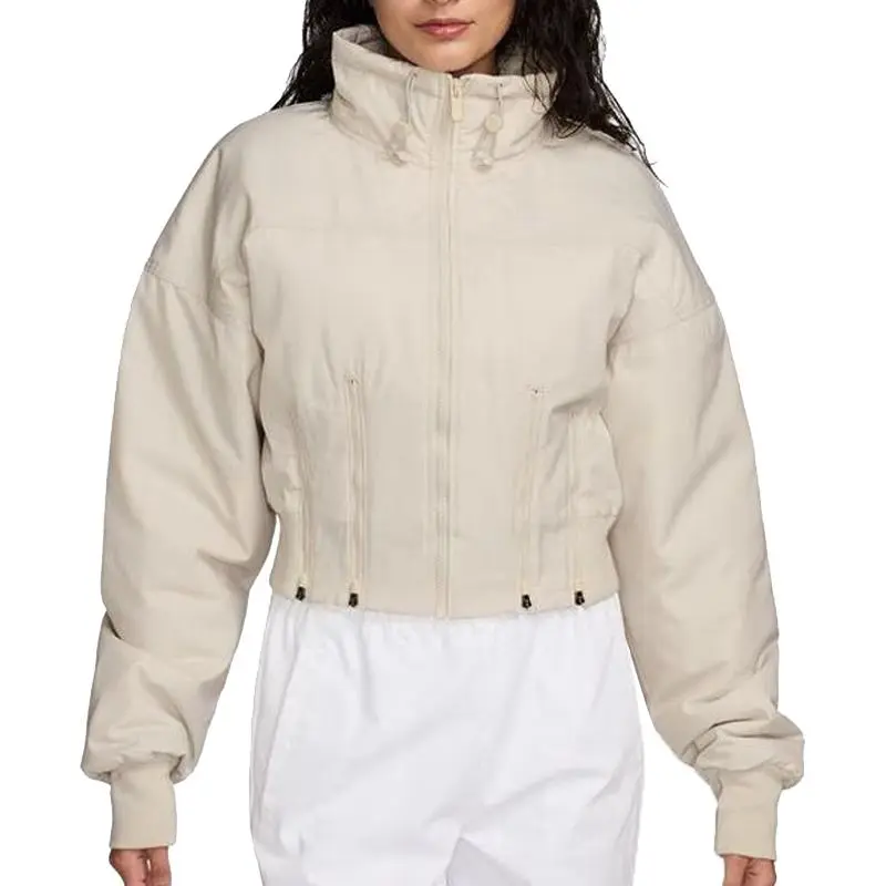 Nike AS W NSW CLLCTN REPEL ZIP JKT Puffer Jacket Women's Ecru