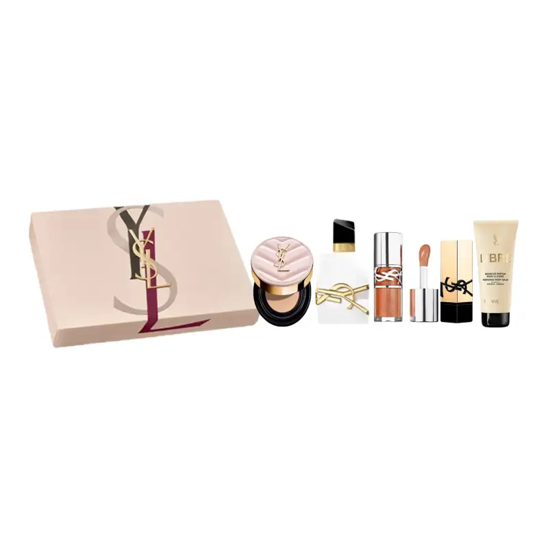 YSL Yves Saint Laurent Indulgent Summer Perfume Set Collision LOGO Limited Liberate Women Floral Fragrance Eau de Toilette EDT Citrus Bitter Orange Blossom Five-piece Set