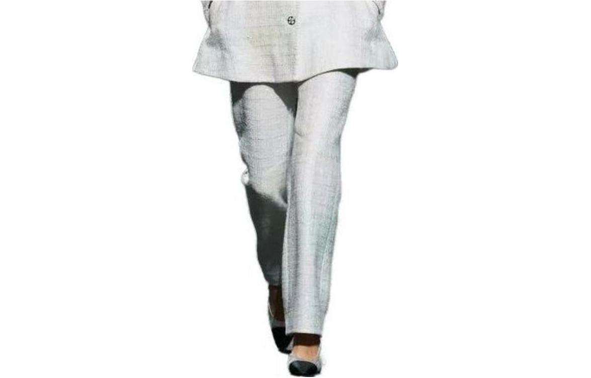 CHANEL SS23 Casual Pants Women's White