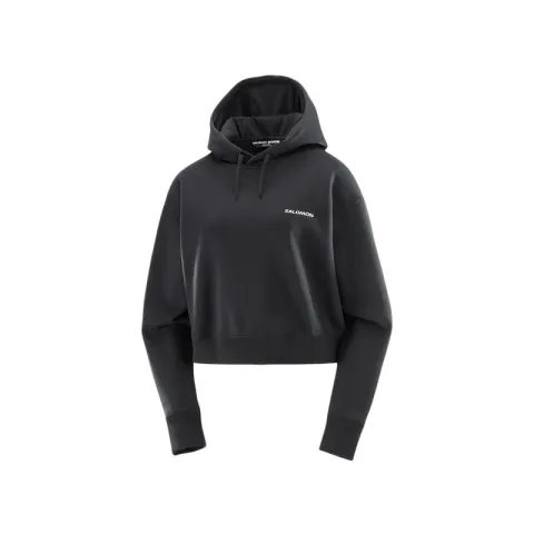 SALOMON Sweatshirt Women's Pitch Black