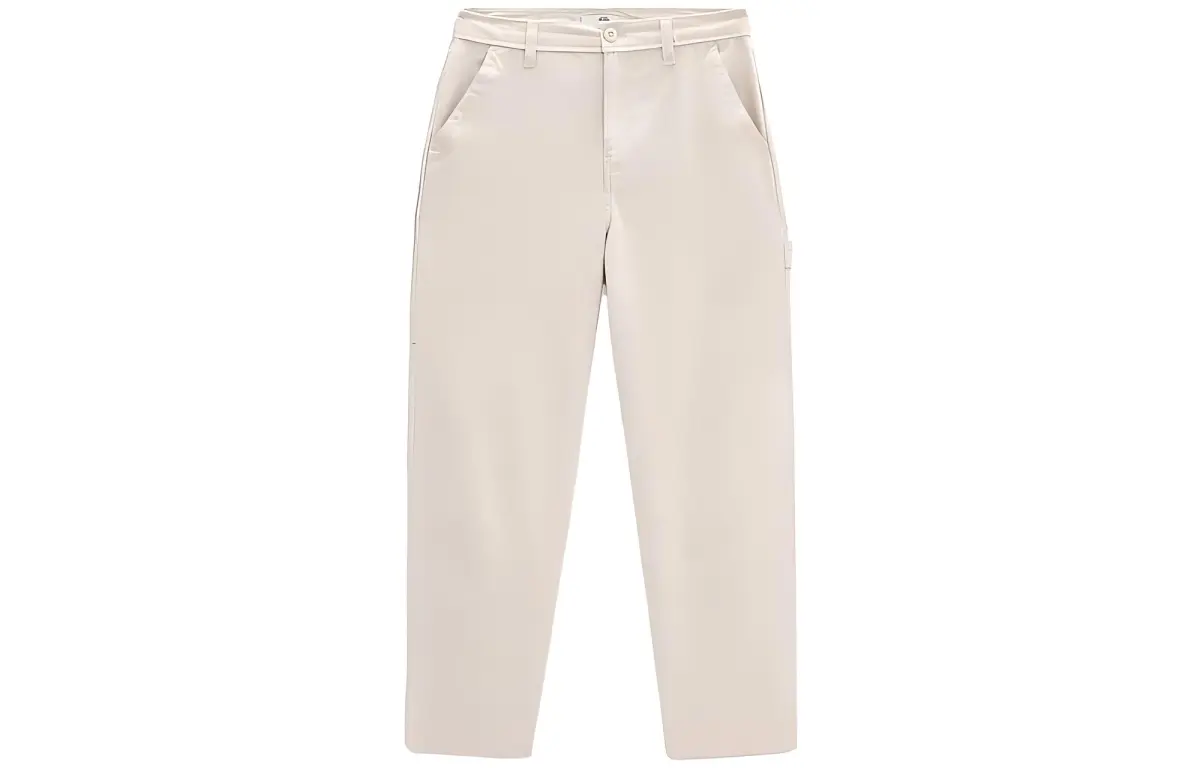 Vans Casual Pants Women's White Moderate Straight Fit Pants