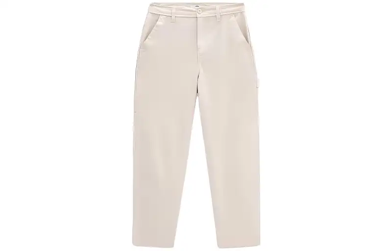 Vans Casual Pants Women's White Moderate Straight Fit Pants