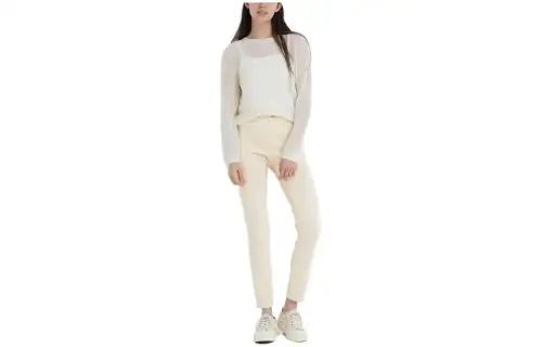 UNIQLO Casual Pants Women's Ivory Moderate Slim Fit Pants