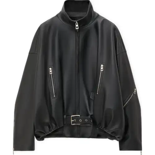 LOEWE Balloon Leather Jacket