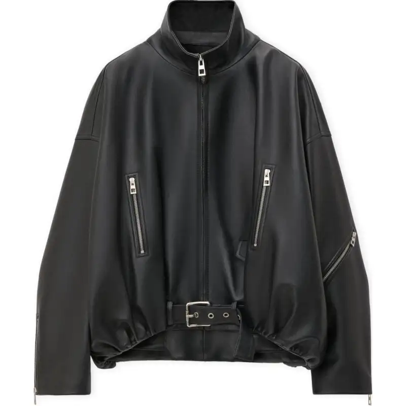 LOEWE Balloon Leather Jacket