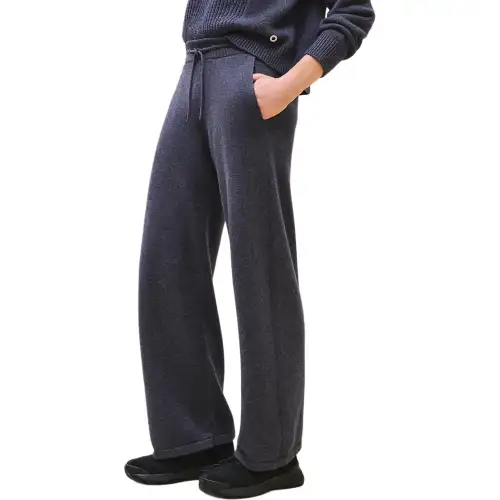 HERMES FW24 Casual Pants Women's Crystal Purple
