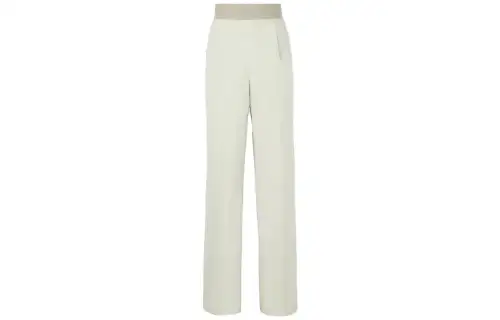 Fear Of God Essentials Casual Pants Women's White Moderate Straight Fit Pants