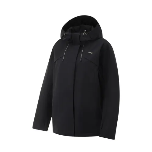 Li Ning Fitness Series Trench Coat Women's Black