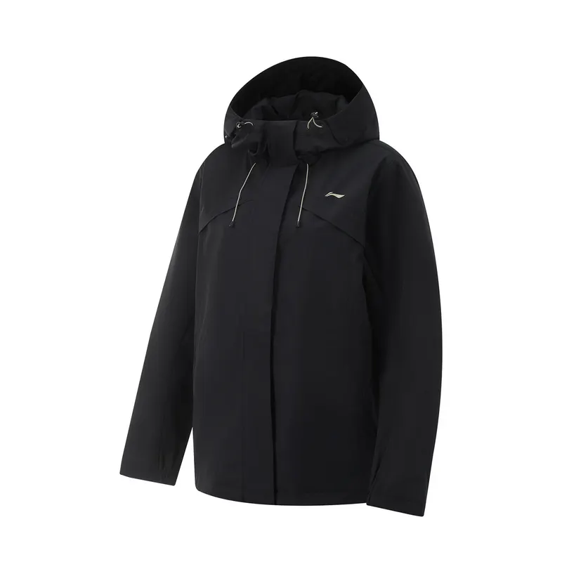 Li Ning Fitness Series Trench Coat Women's Black