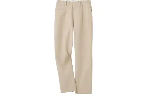 UNIQLO X Ines De La Fressange Casual Pants Women's Dark Beige Moderate Straight Fit Pants