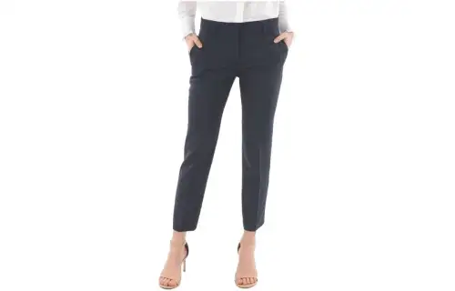PRADA Casual Pants Women's Blue Moderate Straight Fit Pants