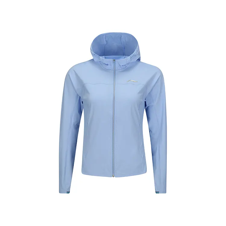 Li Ning Tennis Collection Trench Coat Women's Snow Blue