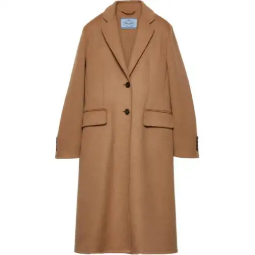 PRADA Coats Women's Umber Lapel Moderate
