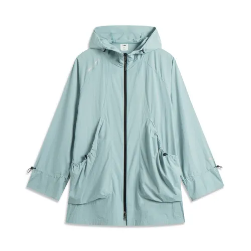 Li Ning Sun Protection Clothing Women's Fish Eye Green
