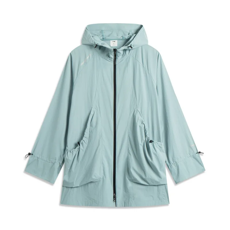 Li Ning Sun Protection Clothing Women's Fish Eye Green