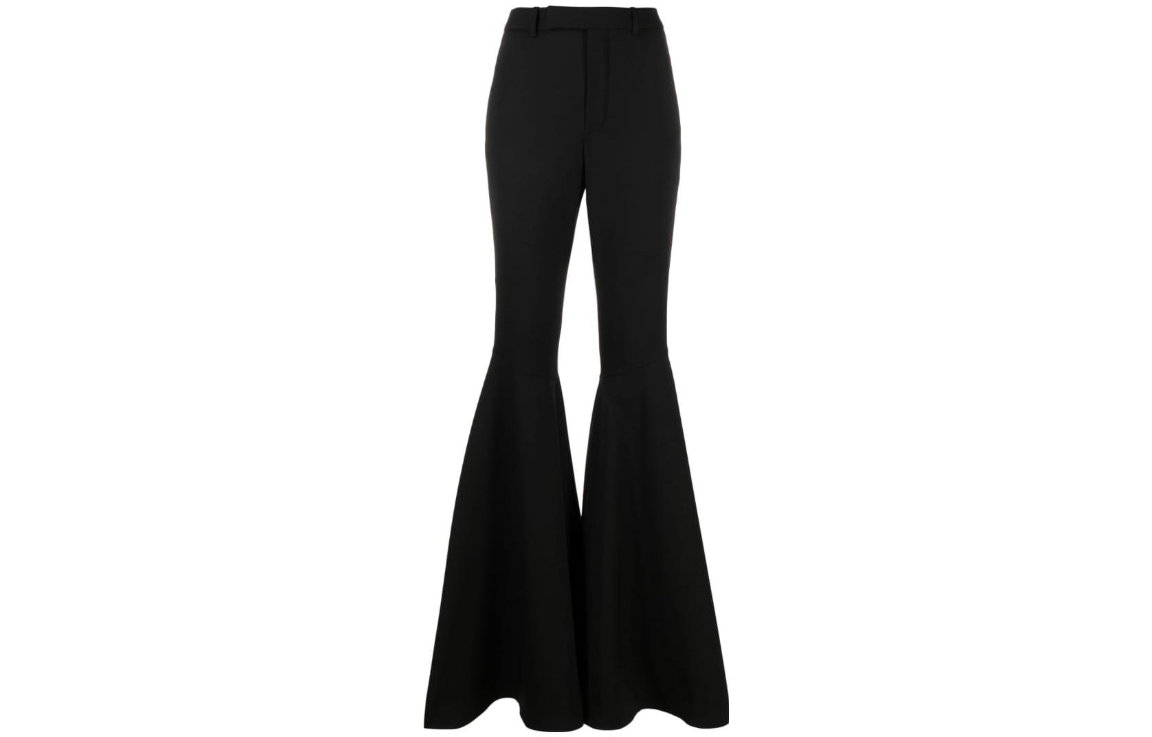 SAINT LAURENT Low Waisted Flared Trousers