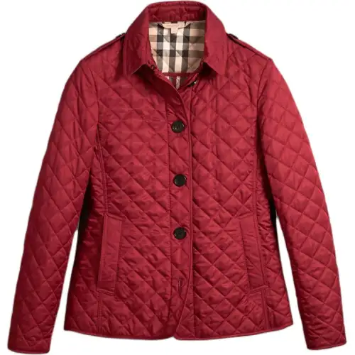 Burberry Puffer Jacket Women's Red