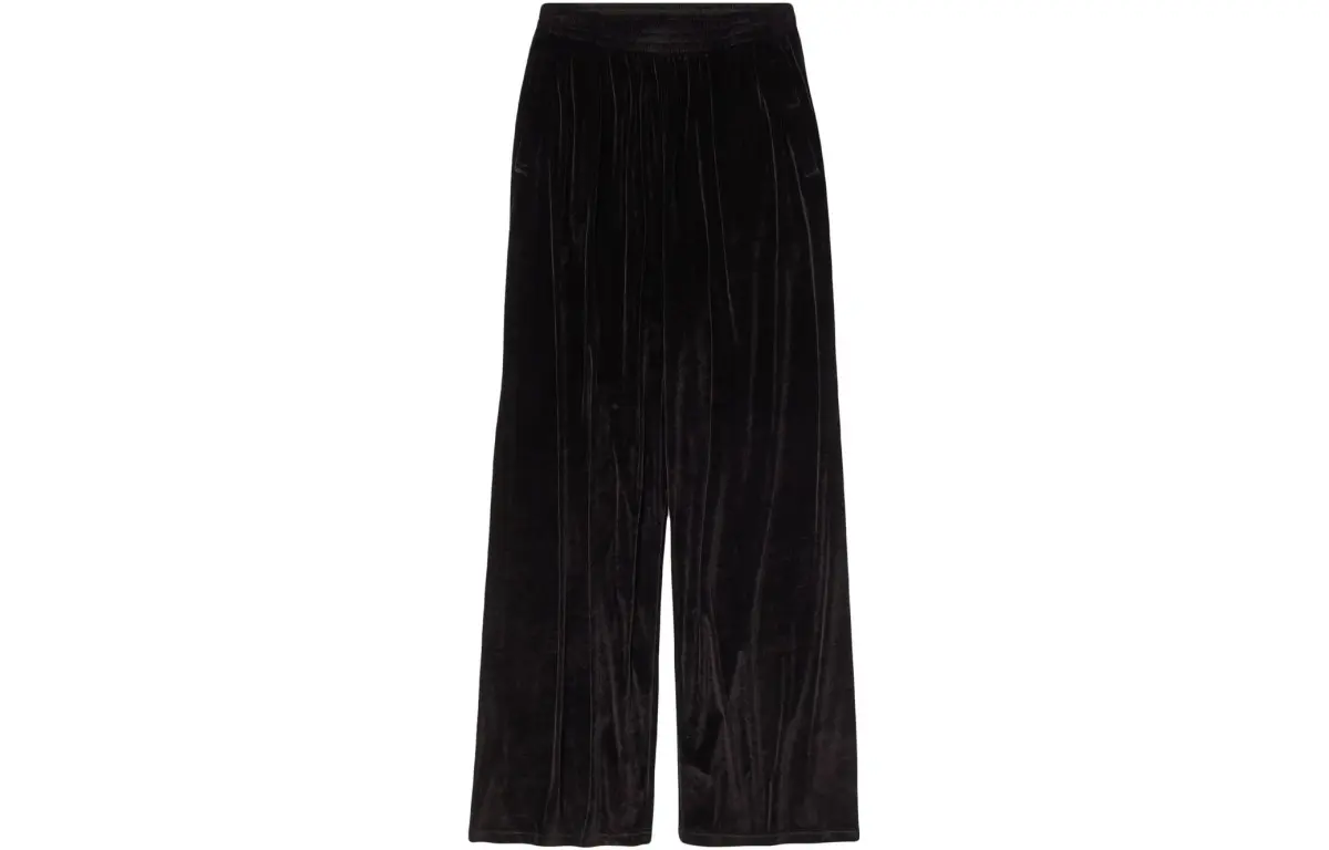 Balenciaga SS23 Casual Pants Loose Fit Women's Black