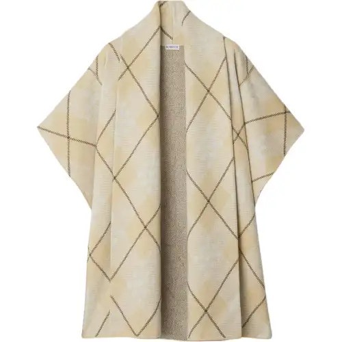 Burberry Cloaks Women's Plaid Moderate